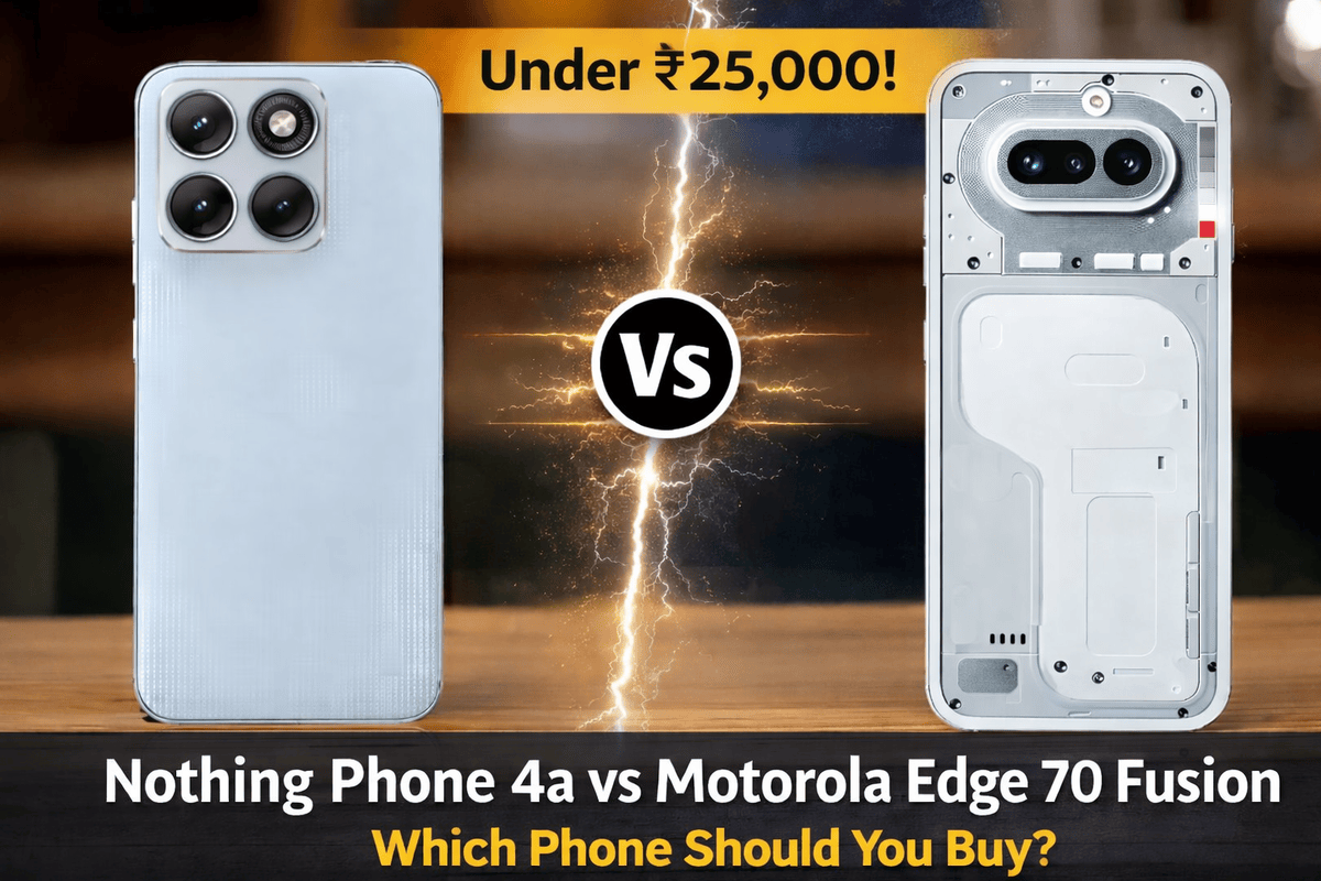 Nothing Phone 4a vs Motorola Edge 70 Fusion