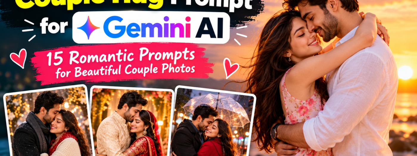 Couple Hug Prompt for Gemini AI: 15 Romantic Prompts for Beautiful Photos 1 Couple Hug Prompt for Gemini AI: 15 Romantic Prompts for Beautiful Photos