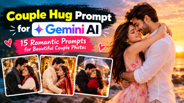 Couple Hug Prompt for Gemini AI: 15 Romantic Prompts for Beautiful Photos